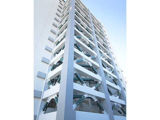 白金マンション 耐震補強(SRC)